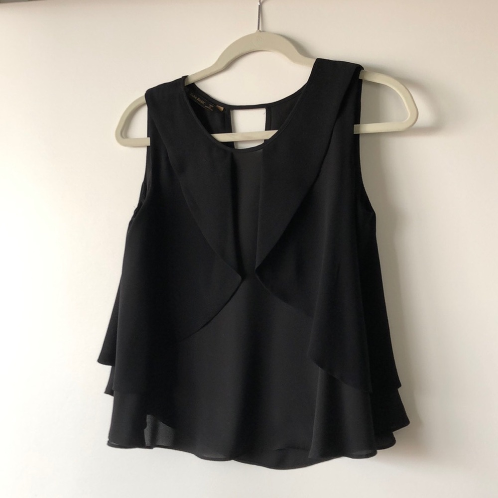 Zara black tank top